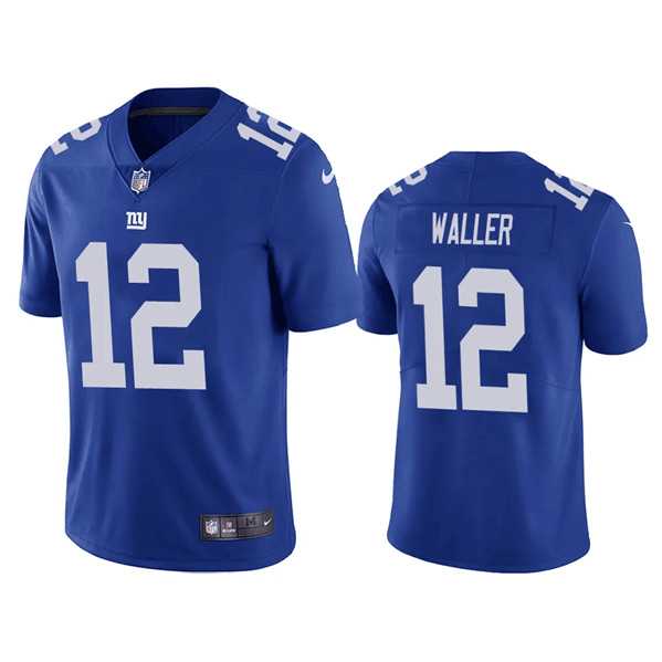 Men & Women & Youth New York Giants #12 Darren Waller Blue Vapor Untouchable Limited Stitched Jersey